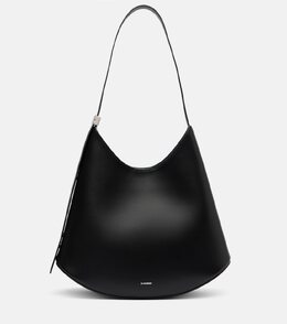 Эльдорадо Средняя кожаная сумка через плечо Jil Sander, черный p01064560 | black