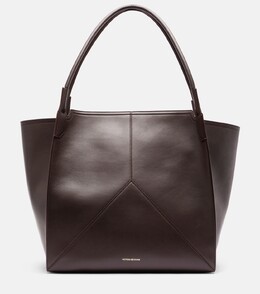 Виктория большая кожаная сумка-тоут Victoria Beckham, бордовый p01042416 | burgundy
