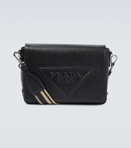 Сумка через плечо из кожи Saffiano Prada, черный p00657043 | nero