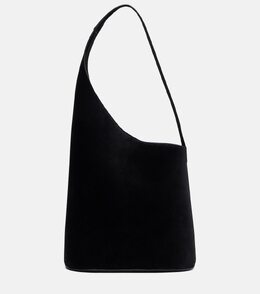 Полукожаная сумка-тоут Demi Lune Aesther Ekme, 101 Spazzolato Black p01039115 | 101 spazzolato black