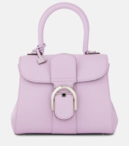 Бриллиант мини кожаная сумка-тоут Delvaux, Guimauve p01049993 | guimauve