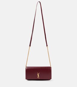 Кожаная сумка-кроссбоди Cassandre Saint Laurent, Rouge Merlot p01025428 | rouge merlot