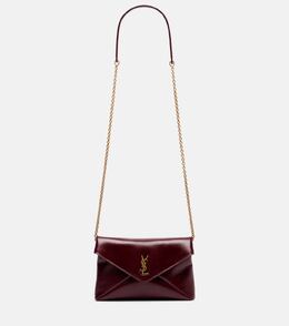 Миниатюрная кожаная сумка-кроссбоди Cassandre Saint Laurent, Dark Ruby p01090435 | dark ruby