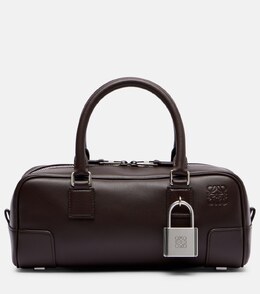 Кожаная сумка-шоппер Amazona 23 Short Loewe, Dark Brownie p01065714 | dark brownie