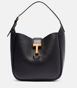 Монарх Маленькая кожаная сумка-тоут Tom Ford, черный p01038692 | black