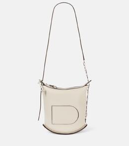 Кожаная сумка через плечо Pin Twist Small Delvaux, Mistral p01063871 | mistral