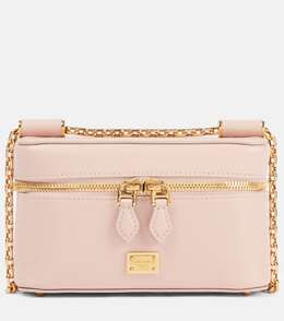 Сицилия Маленькая кожаная сумка через плечо Dolce & Gabbana, Cipria p01017827 | cipria