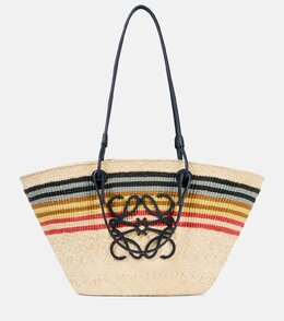Средняя плетеная сумка Paula's Ibiza Anagram Loewe, Natural/Multicolor p01056167 | natural/multicolor