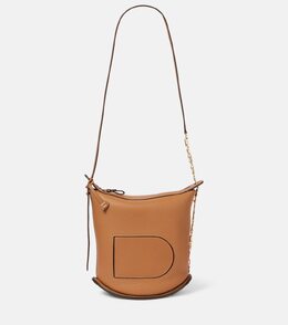 Кожаная сумка через плечо Pin Twist Delvaux, Vegetal p01063873 | vegetal