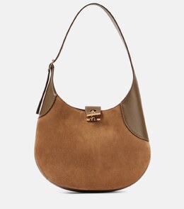 Средняя кожаная сумка через плечо Bobbin Loro Piana, Gldn Chestnut/Salty Capers p00935005 | gldn chestnut/salty capers