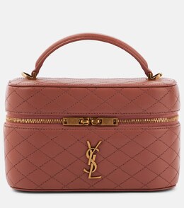 Сумка-косметичка Gaby из стёганой кожи Saint Laurent, Barely Pink p01002248 | barely pink
