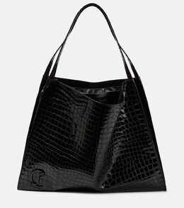 Сумка через плечо из кожи с эффектом крокодила Le 54 Christian Louboutin, черный p00917553 | black