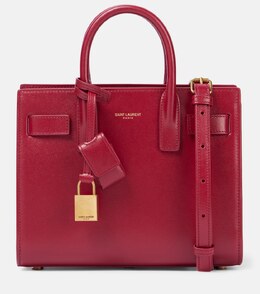 Сумка Sac De Jour Nano из кожи Saint Laurent, New Cherry Jam p01065359 | new cherry jam