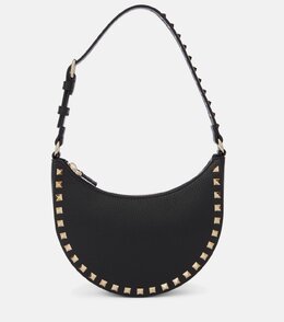 Мини-сумка Rockstud из кожи Valentino Garavani, черный p01005408 | nero