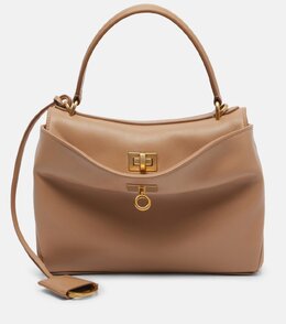 Кожаная мини-сумка Rodeo Balenciaga, Latte p00996609 | latte