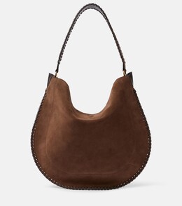 Oskan большая замшевая сумка через плечо Isabel Marant, коричневый p00996490 | chocolate