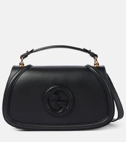Сумка-тоут Blondie Medium из кожи Gucci, черный p00995765 | black
