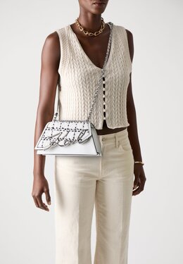 Сумка через плечо SIGNATURE 2.0 Karl Lagerfeld, белый k4851h1oh-a11 | white/black