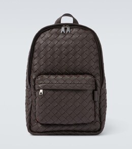 Кожаный рюкзак Intrecciato Bottega Veneta, Fondant-Silver p01059768 | fondant-silver