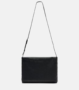 Сумка-мессенджер из кожи Nan The Row, Black Ans p01048842 | black ans