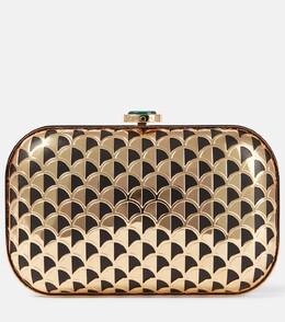 Кожаный клатч Calla Bvlgari, Gold/Black p01032000 | gold/black
