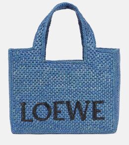 Сумка-шоппер Paula's Ibiza Font Small Loewe, светло-синий p01056193 | light blue