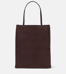 Сумка-тоут To Go Small из замши The Row, Dark Aniline Ans p01015801 | dark aniline ans