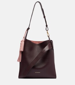 Кожаная поясная сумка-хобо Medium Givenchy, бордовый p01055941 | burgundy