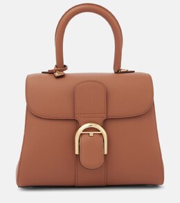 Сумка-тоут Brillant PM из кожи Delvaux, желто-коричневый p01031675 | tan