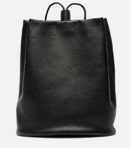 Джоу Средний кожаный рюкзак The Row, Black Ans p01048805 | black ans