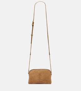 Сумка кросс-боди Gaby из стеганой замши Saint Laurent, Golden Leaf p01070068 | golden leaf