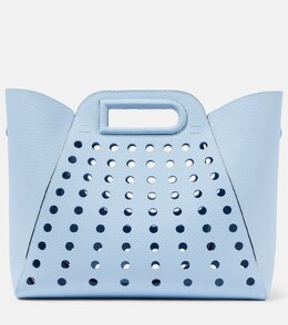 Сумка-тоут L' Airess MM из кожи Delvaux, Azure p01031693 | azure