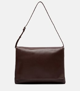 Нано кожаная сумка через плечо The Row, Brown Melange Ans p01048838 | brown melange ans