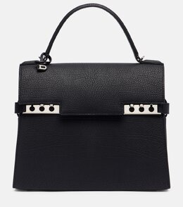 Сумка-тоут Tempête Medium из кожи Delvaux, нуар p00984670 | noir