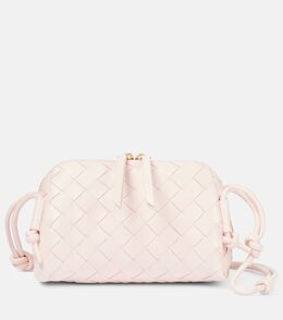 Кожаная концертная сумка через плечо Bottega Veneta, Seashell-Gold p01054785 | seashell-gold