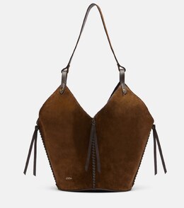 Тампа средняя замшевая сумка через плечо Isabel Marant, бронзовый p01038663 | bronze