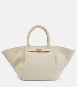 Сумка-тоут Midi New York из кожи DeMellier, белый p00882745 | off white