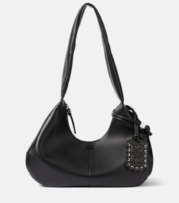 Средняя наплечная сумка Ganni, черный p01021576 | black