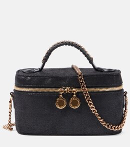 Мини-сумка через плечо Falabella из искусственной кожи Stella McCartney, черный p00931301 | black