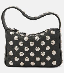 Сумка через плечо Elena Small из кожи с шипами Khaite, черный p00994033 | black