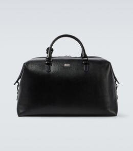 Кожаная дорожная сумка Roma Dolce & Gabbana, черный p00984552 | nero