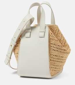 Гамак Compact плетеная сумка через плечо Loewe, Soft White/Natural p00944357 | soft white/natural