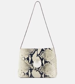 Сумка через плечо из кожи с эффектом змеи Bobbi Khaite, Natural p00948712 | natural
