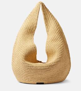 Оливья большая сумка-тоут из рафии Khaite, Natural p00927582 | natural