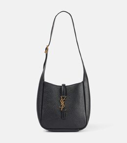 Миниатюрная кожаная сумка через плечо Le 5 à 7 Supple Saint Laurent, черный p00956525 | black