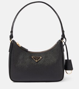Редизайн миниатюрная кожаная сумка через плечо Prada, Nero 1 p00881859 | nero 1