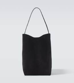 Сумка-тоут большая из замши N/S Park The Row, черный p00946048 | black