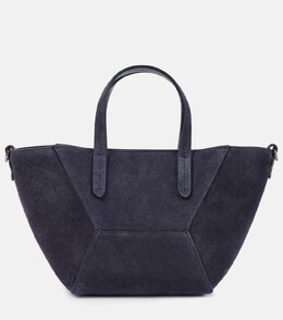 Сумка-тоут из замши Monili Brunello Cucinelli, Night Sky p01038030 | night sky