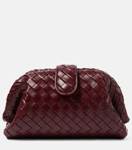 Кожаный клатч Lauren 1980 Intrecciato Bottega Veneta, Barolo-M Brass p00908479 | barolo-m brass