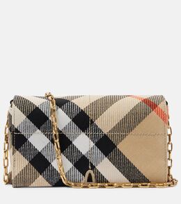 Сумка кросс-боди Snip Check Mini Burberry, песочный p01008156 | sand